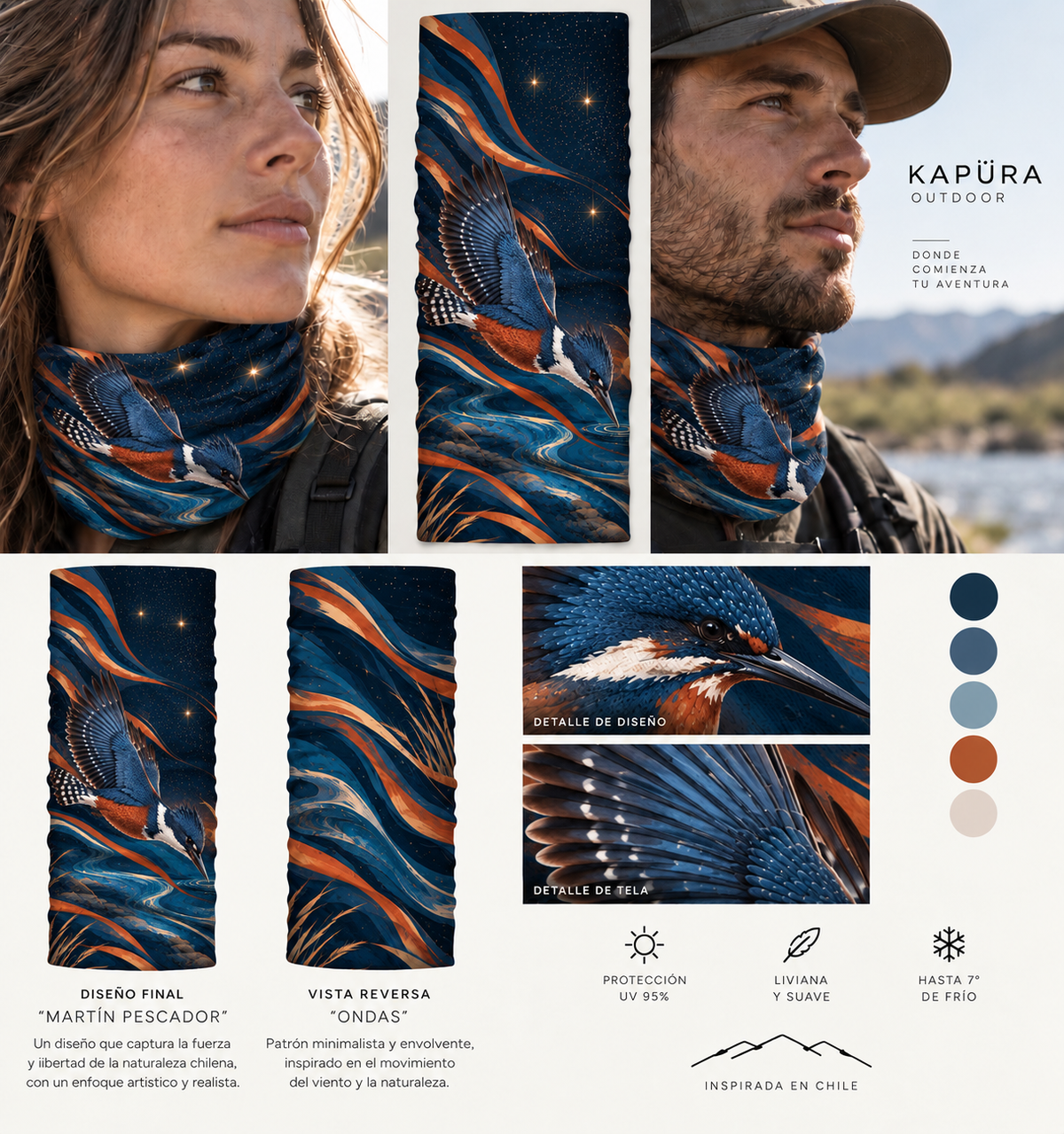 Bandana Martín Pescador