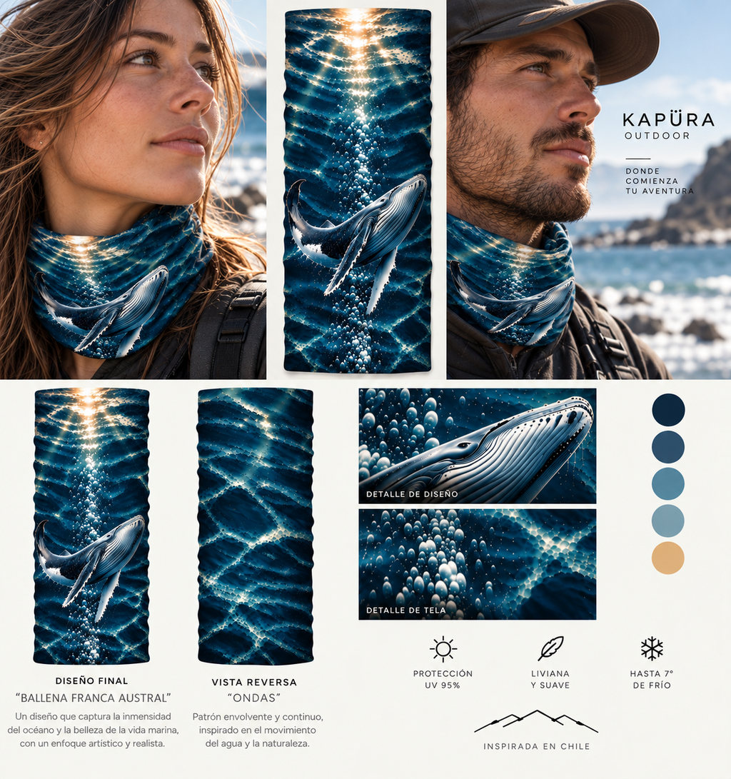 Bandana Ballena Franca Austral
